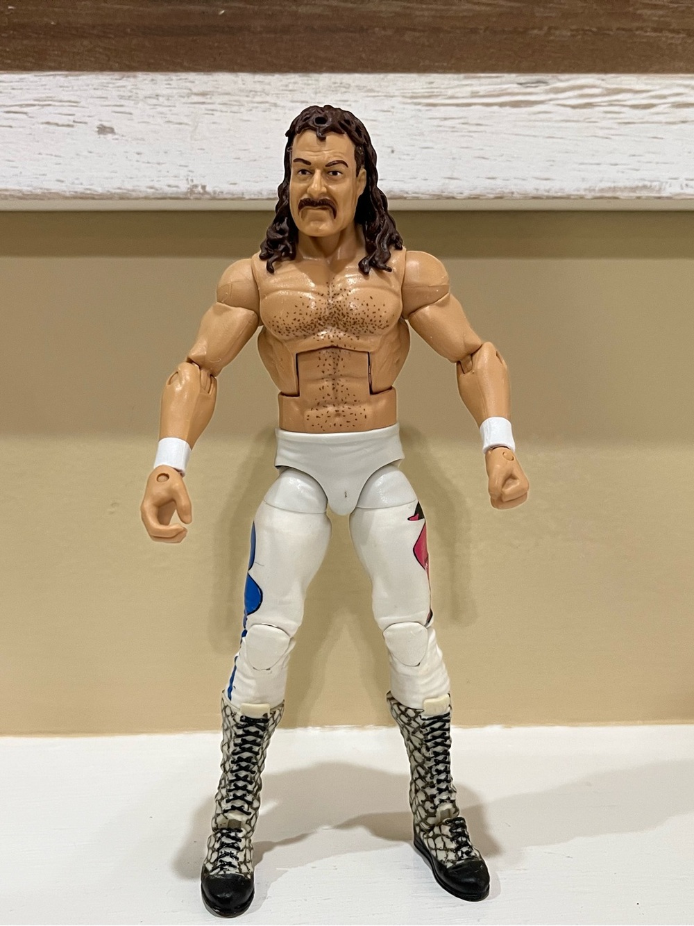 WWE Jake the Snake Roberts Hall of Fame Elite Wrestling Action Figure Toy